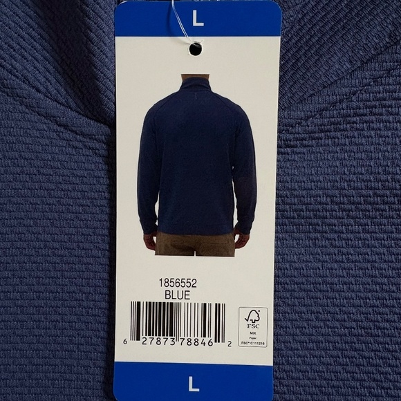 Bench Urbanwear Full Zip Jacket, Moisture Wicking, Blue, Large, NWT - Picture 4 of 14